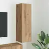 Image de Meuble Tv Mural Montage Mural Chêne Artisan 30 X 31 X 100 Cm Vidaxl
