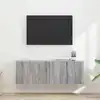 Image de Meuble Tv Mural 2 Pcs Gris Sonoma 59,5 X 31 X 40 Cm Vidaxl