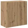 Image de Vidaxl meuble tv mural 59,5 x 31 x 60 cm chêne artisanal