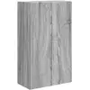 Image de Vidaxl meuble tv mural 59,5 x 31 x 100 cm gris sonoma