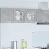 Image de Armoire Suspendue Riga 2 Pcs Gris Béton 40 X 31 X 40 Cm Vidaxl