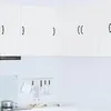 Image de VIDAXL Armoire murale de cuisine Kalmar 57 x 57 x 80 cm Blanc   3 étagères 2 portes