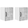 Image de Armoire de cuisine moderne - vidaXL - Gris Béton - Bois dingénierie - 30x31x40 cm - Poids maximal 120 kg