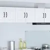 Image de Meuble Mural Lucca 2 Pcs Blanc Brillant 30 X 31 X 40 Cm Vidaxl