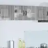 Image de Cabinet En Verre Mural Lucca Sonoma Gris 80 X 31 X 40 Cm Vidaxl