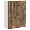Image de Armoire de cuisine moderne - vidaXL - Chêne fumé - Bois dingénierie - 80x31x100 cm - Durable - Rangement mural