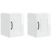 Image de Armoire murale de cuisine - vidaXL - Blanc brillant - Bois dingénierie - 30x31x40 cm - 2 étagères - 2 portes
