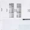 Image de Cabinet En Verre Mural Porto Blanc 40 X 31 X 80 Cm Vidaxl