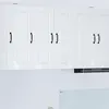 Image de Meuble Mural Porto Blanc Brillant 30 X 31 X 80 Cm Vidaxl