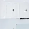 Image de Meuble Mural Porto Blanc Brillant 80 X 31 X 80 Cm Vidaxl