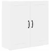 Image de Armoire de cuisine murale - vidaXL - Blanc brillant - Bois dingénierie - 80x31x80 cm - 3 étagères