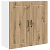 Image de Armoire de cuisine murale - vidaXL - Chêne artisanal - 80x31x80 cm - Bois dingénierie - 3 étagères - 2 portes