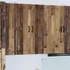 Image de Meuble Mural Porto Bois Ancien 40 X 31 X 100 Cm Vidaxl
