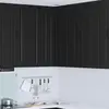 Image de Cabinet D'angle Mural Porto Noir 57 X 57 X 100 Cm Vidaxl