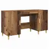 Image de Vidaxl bureau bois ancien 140 x 50 x 75 cm bois d'ingénierie