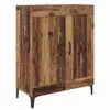 Image de Vidaxl buffet bois ancien 69,5 x 34 x 90 cm bois d'ingénierie
