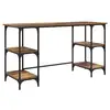 Image de Vidaxl bureau bois ancien 140 x 50 x 75 cm bois d'ingénierie