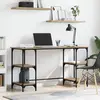 Image de Bureau Chêne Artisanal 140 X 50 X 75 Cm Bois D'ingénierie Vidaxl