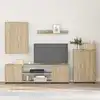 Image de Ensemble Meuble Tv Chêne Sonoma Bois D'ingénierie Vidaxl