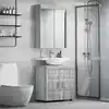 Image de Ensemble De Mobilier De Salle De Bain Tulum 2 Pcs Gris Sonoma Vidaxl