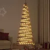 Image de vidaXL Sapin de Noël Naturel 210 cm Bois de frêne massif 42020262