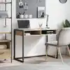 Image de Bureau Avec Stockage Sonoma 100 X 50 X 75 Cm Bois D'ingénierie Vidaxl