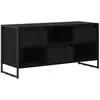 Image de Vidaxl meuble tv 100 x 36 x 49,5 cm chêne noir bois d'ingénierie
