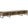 Image de Meuble TV industriel - vidaXL - Chêne Artisan - Bois dingénierie - 1705x36x305 cm - Design moderne