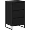 Image de Vidaxl buffet chêne noir 42 x 36 x 75.5 cm bois d'ingénierie