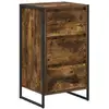Image de Vidaxl buffet chêne fumé 42 x 36 x 75.5 cm bois d'ingénierie