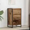 Image de Buffet Bois Ancien 42 X 36 X 75.5 Cm Bois D'ingénierie Vidaxl