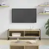 Image de Meuble Tv Sonoma 100 X 36,5 X 30,5 Cm Bois D'ingénierie Vidaxl