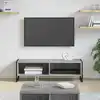 Image de Meuble Tv Gris Sonoma 100 X 36,5 X 30,5 Cm Bois D'ingénierie Vidaxl