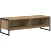 Image de Meuble TV industriel - vidaXL - 100x365x305 cm - Chêne Artisan - Bois dingénierie - Pieds en acier