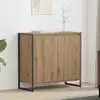 Image de Meuble D'appoint Chêne Artisan 79 X 36 X 75 Cm Vidaxl