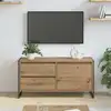 Image de Meuble Tv Chêne Artisan 100 X 36 X 49.5 Cm Bois D'ingénierie Vidaxl