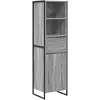 Image de Vidaxl bibliothèque gris sonoma 43 x 36 x 150.5 cm bois d'ingénierie