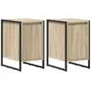 Image de Vidaxl table de chevet 2 pcs sonoma 39,5 x 30 x 50 cm