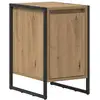 Image de Vidaxl table de chevet chêne artisan 39,5 x 30 x 50 cm