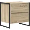 Image de Vidaxl table de chevet sonoma 50 x 39,5 x 50 cm bois d'ingénierie