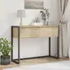 Image de Table D'appoint Sonoma 100 X 36 X 75 Cm Bois D'ingénierie Vidaxl