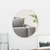 Image de Miroir Mural Rond Ø 30 Cm Verre Trempé Vidaxl
