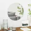 Image de Miroir Mural Rond Ø 40 Cm Verre Trempé Vidaxl