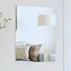 Image de Miroir Mural Rectangulaire 50 X 60 Cm Verre Trempé Vidaxl