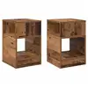 Image de Vidaxl table d'appoint 2 pcs bois ancien 30,5 x 30 x 45 cm
