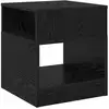 Image de Vidaxl table d'appoint chêne noir 40,5 x 40 x 45 cm bois d'ingénierie