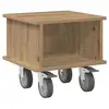Image de Vidaxl meuble tv chêne artisanal 37 x 35 x 35 cm bois d'ingénierie