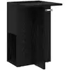 Image de Vidaxl table d'appoint chêne noir 35 x 40 x 55 cm bois d'ingénierie