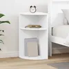 Image de Table dappoint - VIDAXL - Vidaxl - Blanc - 296 x 296 x 60 cm - Bois dingénierie