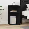 Image de Table D'appoint Noir 29,6 X 29,6 X 60 Cm Bois D'ingénierie Vidaxl